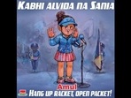 Amul shared this doodle to celebrate Sania Mirza’s remarkable Grand Slam career.(Instagram/@amul_india) Amul shared this doodle to celebrate Sania Mirza’s remarkable Grand Slam career.(Instagram/@amul_india)