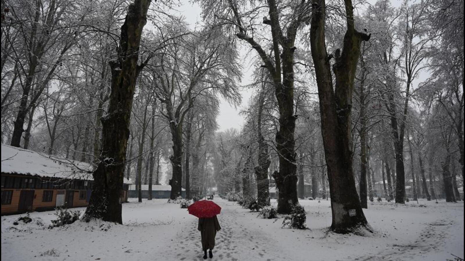 Heavy snowfall throws life out of gear in Kashmir; air, rail services hit