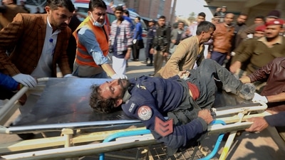 Prime Minister Shehbaz Sharif strongly condemned the attack, saying the attackers behind the incident "have nothing to do with Islam”. (AP) Prime Minister Shehbaz Sharif strongly condemned the attack, saying the attackers behind the incident "have nothing to do with Islam”. (AP)