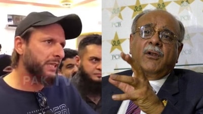 Shahid Afridi; Najam Sethi Shahid Afridi; Najam Sethi