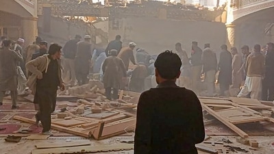 There were around 260 people inside when the blast occurred, according to police, Reuters reported. (PTI) There were around 260 people inside when the blast occurred, according to police, Reuters reported. (PTI)