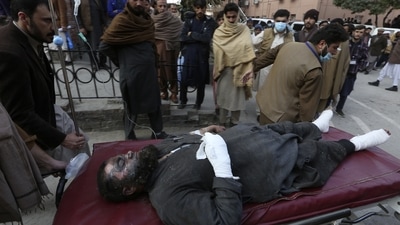 "We have received dead bodies. It's an emergency situation," Muhammad Asim Khan, a spokesman for the main hospital in Peshawar said. (AP) "We have received dead bodies. It's an emergency situation," Muhammad Asim Khan, a spokesman for the main hospital in Peshawar said. (AP)