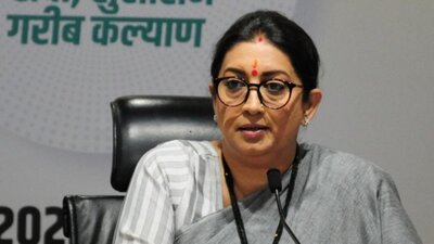 Throughout the event, she steered clear of making any political remarks. (PTI Photo)