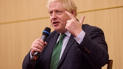 Boris Johnson On Vladimir Putin: Former British Prime Minister Boris Johnson is seen. (Reuters)