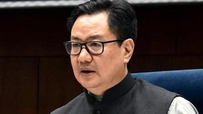 Union minister for law and justice Kiren Rijiju (ANI Photo) Union minister for law and justice Kiren Rijiju (ANI Photo)