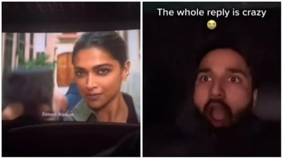 Deepika Padukone and Shah Rukh Khan's scene from Pathaan is getting great response. Deepika Padukone and Shah Rukh Khan's scene from Pathaan is getting great response.