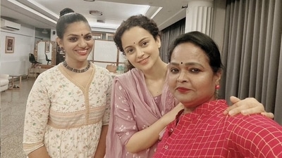 Kangana Ranaut during the dance rehearsals for Chandramukhi 2. Kangana Ranaut during the dance rehearsals for Chandramukhi 2.