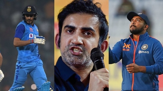 Shubman Gill; Gautam Gambhir; Prithvi Shaw Shubman Gill; Gautam Gambhir; Prithvi Shaw