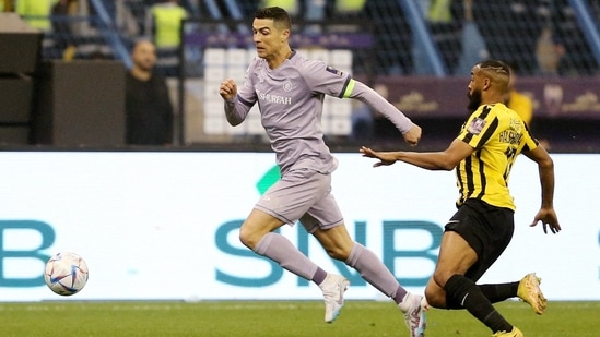 Al Nassr's Cristiano Ronaldo in action.(REUTERS)