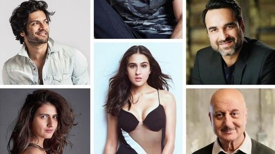 Sara Ali Khan, Anupam Kher, Aditya Roy Kapur, Fatima Sana Shaikh among others in Metro In Dino.