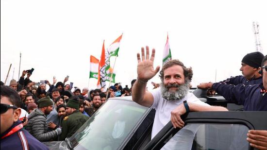 The foot march traversed a distance of 3,570 kilometres across 12 states (Facebook | Rahul Gandhi) The foot march traversed a distance of 3,570 kilometres across 12 states (Facebook | Rahul Gandhi)