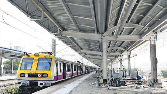 The pending works include drain connections, lighting and other peripheral works. Sources said that the Commissioner of Railway Safety had asked for a few changes, which are also being incorporated wherever possible. (Bachchan Kumar/ HT PHOTO)