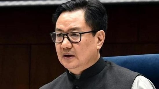 Union minister for law and justice Kiren Rijiju (ANI Photo)