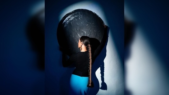 Masaba Gupta gave an Indian twist to her look with her black long braid brought all the way from Chennai. (Instagram/@masabagupta)