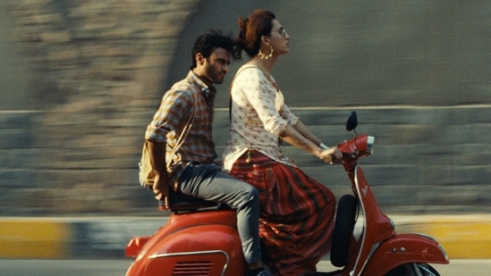 Ali Junejo and Alina Khan in a still from Joyland.