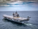 NS Vikrant is India’s first indigenously-built aircraft carrier. (PTI) NS Vikrant is India’s first indigenously-built aircraft carrier. (PTI)