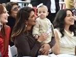 Priyanka Chopra with daughter Malti Marie Chopra Jonas at the Jonas Brothers' Hollywood Walk of Fame star installation ceremony.(Jordan Strauss/Invision/AP) Priyanka Chopra with daughter Malti Marie Chopra Jonas at the Jonas Brothers' Hollywood Walk of Fame star installation ceremony.(Jordan Strauss/Invision/AP)