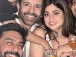 Shamita Shetty with Aamir Ali. Shamita Shetty with Aamir Ali.