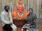 Anushka Sharma and Virat Kohli at Rishikesh Ashram. 