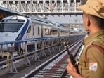 Vande Bharat Express train connecting Secunderabad and Visakhapatnam during its flagging off ceremony on January 15, (PTI) Vande Bharat Express train connecting Secunderabad and Visakhapatnam during its flagging off ceremony on January 15, (PTI)