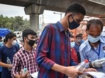 JEE Mains Exam 2023: Shift 2 exam easy to moderate, complete analysis here (Sanchit Khanna/HT PHOTO) JEE Mains Exam 2023: Shift 2 exam easy to moderate, complete analysis here (Sanchit Khanna/HT PHOTO)