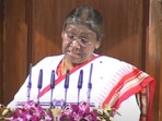 President Droupadi Murmu addressed the joint session of Parliament at 11 am today.(ANI) President Droupadi Murmu addressed the joint session of Parliament at 11 am today.(ANI)