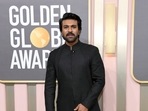 Ram Charan Teja attends the 80th Annual Golden Globe Awards.(Getty Images via AFP) Ram Charan Teja attends the 80th Annual Golden Globe Awards.(Getty Images via AFP)