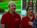 Anupam Kher and Neena Gupta in Shiv Shastri Balboa. Anupam Kher and Neena Gupta in Shiv Shastri Balboa.