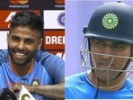 Suryakumar Yadav; MS Dhoni Suryakumar Yadav; MS Dhoni