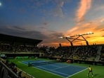 A view of Raquet Park during a Davis Cup Americas Zone Group I second round singles tennis match between Brazilian tennis player Guilherme Clezar and Colombian tennis player Daniel Galan in Barranquilla, Colombia. (Luis Acosta / AFP) A view of Raquet Park during a Davis Cup Americas Zone Group I second round singles tennis match between Brazilian tennis player Guilherme Clezar and Colombian tennis player Daniel Galan in Barranquilla, Colombia. (Luis Acosta / AFP)