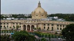 A view of the facade of U.P. Vidhan Bhavan. (For Representation) A view of the facade of U.P. Vidhan Bhavan. (For Representation)