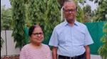 Mahendra Prasad Singh (right) and his wife Pushpa Singh (left) were found dead at their residence (HT Photo) Mahendra Prasad Singh (right) and his wife Pushpa Singh (left) were found dead at their residence (HT Photo)