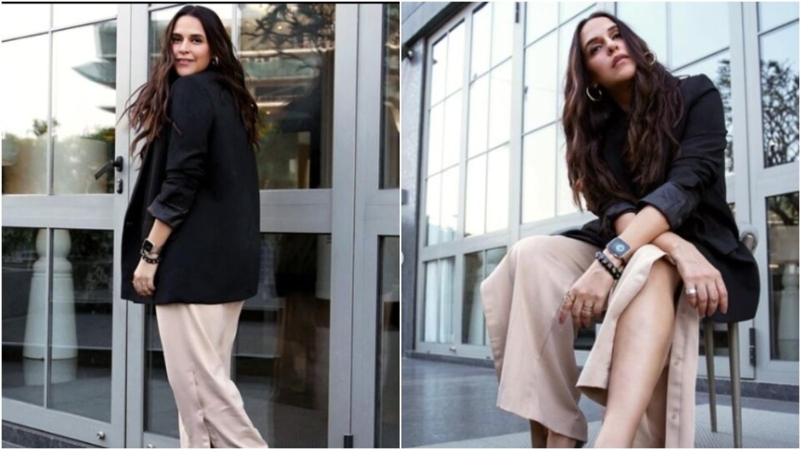 Neha Dhupia’s midriff-baring ensemble is the epitome of class and sass