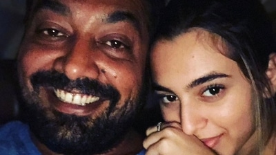 Anurag Kashyap with his daughter Aaliyah Kashyap. Anurag Kashyap with his daughter Aaliyah Kashyap.
