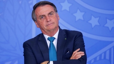 Jair Bolsonaro: Brazil's former President Jair Bolsonaro is seen. (Reuters)