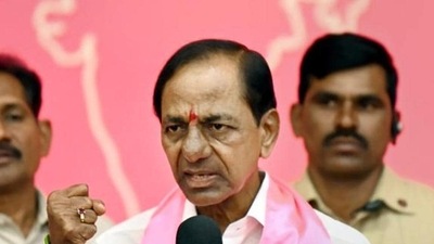 BRS supremo and Telangana chief minister K Chandrashekar Rao (HT Photo)