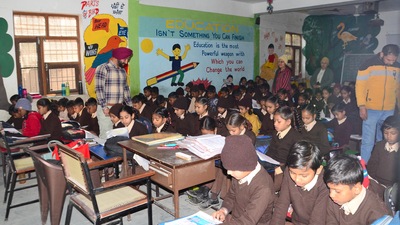 According to the survey, 265 million children were enrolled in schools across the country with around 194 million additional children being enrolled in primary to higher secondary levels. According to the survey, 265 million children were enrolled in schools across the country with around 194 million additional children being enrolled in primary to higher secondary levels.