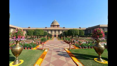 Spread over 15 acres, the Mughal Gardens, now part of the Amrit Udyan, is one of the key attractions in Rashtrapati Bhavan. (Twitter | President of India)