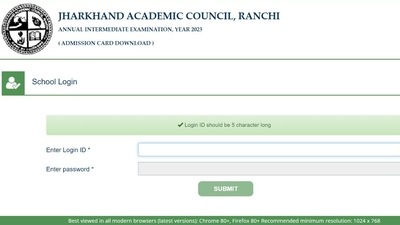 JAC Jharkhand Class 12th Inter admit card 2023 released at jac.jharkhand.gov.in (JAC official website) JAC Jharkhand Class 12th Inter admit card 2023 released at jac.jharkhand.gov.in (JAC official website)
