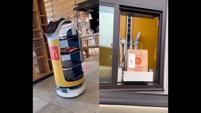 Inside McDonald’s first-ever automated outlet in the US. (Instagram/@kaansanity) Inside McDonald’s first-ever automated outlet in the US. (Instagram/@kaansanity)