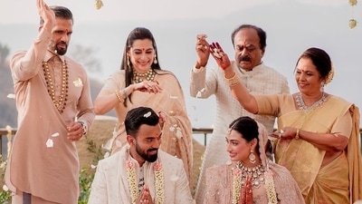 Suniel Shetty on Athiya Shetty and KL Rahul's wedding ceremony. Suniel Shetty on Athiya Shetty and KL Rahul's wedding ceremony.