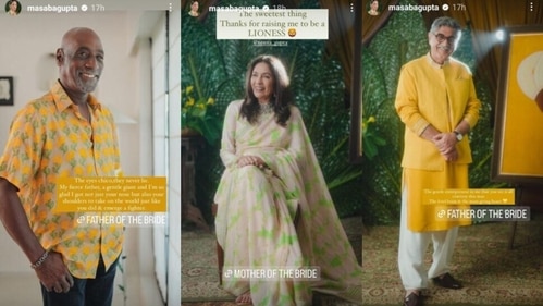 Taking to her Instagram Stories, Masaba penned the notes. Taking to her Instagram Stories, Masaba penned the notes.