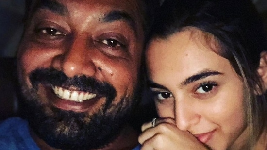 Anurag Kashyap with his daughter Aaliyah Kashyap. 