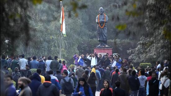 Delhi University campus. (AP) Delhi University campus. (AP)