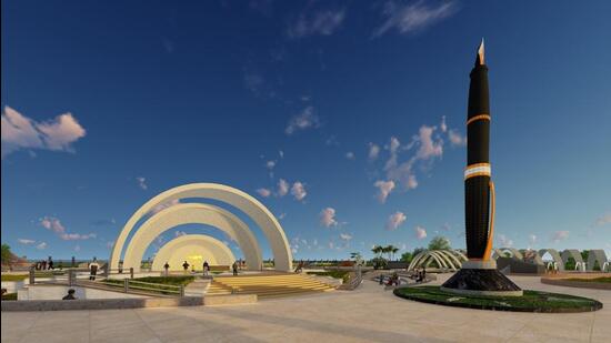 Model photo of the proposed pen memorial. (ANI) Model photo of the proposed pen memorial. (ANI)