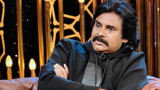 Actor Pawan Kalyan on the Telugu chat show, Unstoppable, hosted by actor Nandamuri Balakrishna.