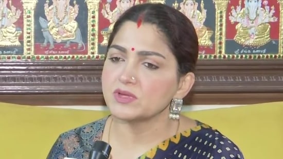 BJP leader Khushbu Sundar.(ANI file)