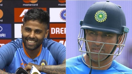 Suryakumar Yadav; MS Dhoni Suryakumar Yadav; MS Dhoni