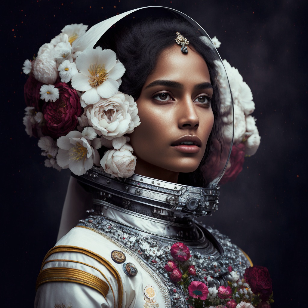 One social media user called the artwork ‘TV bahu in NASA’. One social media user called the artwork ‘TV bahu in NASA’.