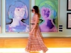 The robot Ai-Da's self portraits(David Parry/PA/empics/picture alliance) The robot Ai-Da's self portraits(David Parry/PA/empics/picture alliance)